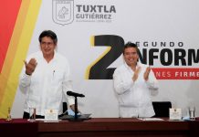 “Tuxtla avanza y avanza muy bien”: Brito Mazariegos en el Segundo Informe de Carlos Morales
