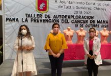 Conmemora Ayuntamiento tuxtleco el Día Mundial contra el Cáncer de Mama