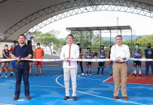 Inaugura Rutilio Escandón rehabilitación de la Unidad Deportiva de Berriozábal