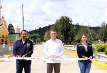 Encabeza Gobernador de Chiapas inauguración de calles con concreto hidráulico en Las Margaritas