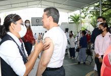 Encabeza Rutilio Escandón Arranque Estatal de Vacunación Contra la Influenza Estacional 2020