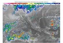 Lluvias fuertes, se pronostican para regiones de Chiapas, Oaxaca, Quintana Roo y Yucatán