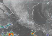 Lluvias muy fuertes, se pronostican hoy para el sur de Chiapas