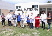 Rutilio Escandón beneficia a habitantes de Las Rosas con infraestructura en salud