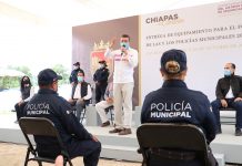 Refuerza Rutilio Escandón acciones de seguridad en Las Rosas, Tzimol y Socoltenango