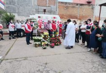 Rinden homenaje póstumo a paramédico de la Cruz Roja