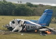 Se desploma avioneta en Comitán