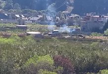 Denuncian quema de pastizal en humedal María Eugenia en San Cristóbal de Las Casas