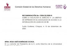 CEDH ordena al rector de la UPCh desbloquear a periodista en Twitter