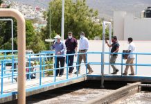 Rutilio Escandón y Carlos Morales ponen en marcha PTAR Real del Bosque y Bonanza