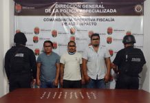 Detienen SSPM de Tuxtla y Fiscalía de Alto Impacto a tres sujetos con droga y dinero