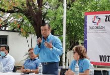 Cierra campaña, planilla celeste para Secretaría de Suicobach