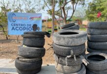 57 mil llantas recolectadas en campañas del Llantatón en Tuxtla