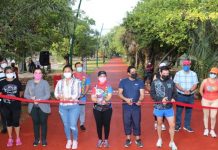 Inaugura alcaldesa de Tuxtla pista rehabilitada de atletismo en Caña Hueca