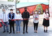 Inauguran mural “Raíz Zoque” con motivo al Día Internacional de las Juventudes