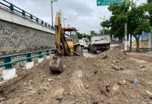 Ayuntamiento de Tuxtla atiende afectaciones después de la intensa lluvia de ayer domingo