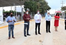 Rutilio Escandón y Carlos Morales inauguran obras en la colonia El Jobo de Tuxtla Gutiérrez