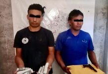 Detiene Policía Municipal a dos sujetos con arma de fuego y droga en Las Granjas