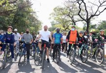 ISSSTE e INDETUX llevan a cabo la Primera Rodada por Mi Salud en Tuxtla