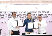 Gobierno de Chiapas, CFE TEIT, Ictiech y Promtel firman convenios que llevan internet a sitios públicos