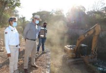 Continúan trabajos de desazolve del río Sabinal en el lado Oriente de Tuxtla Gutiérrez