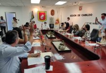 Cabildo de Tuxtla aprueba la ejecución de proyectos de obra pública, alumbrado, pensiones y cambios de uso de suelo