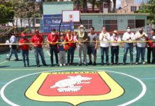 Inaugura Carlos Morales la rehabilitación del parque de la colonia Popular