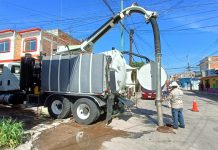Adquiere SMAPA camión hidroneumático para desazolve de drenajes sanitarios