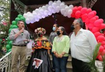 Celebró Carlos Morales el 29 aniversario del Parque Jardín de la Marimba