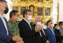 Rutilio Escandón inaugura rehabilitación de la Catedral de San Cristóbal de Las Casas, afectada por el sismo de 2017