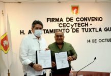 Ayuntamiento de Tuxtla y CECyTECH firman convenio de colaboración