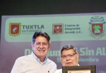 Celebra Carlos Morales el Día mundial sin Alcohol en Tuxtla