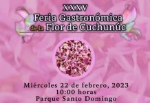 ITAC y el Ayuntamiento de Tuxtla Gutiérrez invitan a la XXXV tradicional Feria Gastronómica de la Flor de Cuchunuc 2023 en el Parque Santo Domingo.