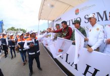 Desde Puerto Madero, Rutilio Escandón da banderazo de salida al Operativo Semana Santa 2023