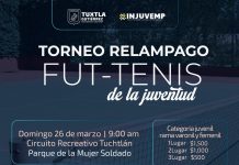 Lanza INJUVEMP convocatoria a Torneo Relámpago de Fut-Tenis