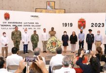 Conmemora Rutilio Escandón el 104 aniversario luctuoso del general Emiliano Zapata