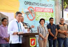 Trabaja Ayuntamiento de Tuxtla en Salud Preventiva a través de saneamiento y fumigación del Río Sabinal