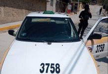 Recuperan taxi en Tuxtla durante operativo