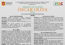 Invitan a participar Premio de poesía Óscar Oliva