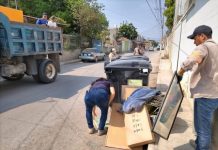 Ayuntamiento de Tuxtla Gutiérrez realiza 10ª Jornada de descacharramiento