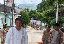 Carlos Morales supervisa avances del nuevo puente vehicular que conectará el Libramiento Sur con la Colonia Terán