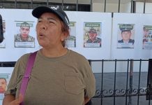 Se manifiestan familiares de militares desaparecidos