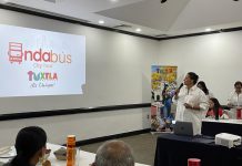 Reunión y presentación informativa del lanzamiento del Andabus Tuxtla Gutiérrez
