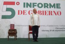 Felicita Rutilio Escandón al presidente AMLO por su 5º Informe de Gobierno