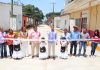 Inaugura Rutilio Escandón pavimentación integral de calles en Huixtla