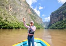 Rutilio Escandón supervisa acciones de limpieza del Cañón del Sumidero