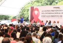 Rutilio Escandón promueve acciones preventivas en la salud de la mujer y contra el dengue, zika y chikungunya