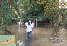 Proteccion Civil brinda atención a familias de Pichucalco afectadas por lluvias