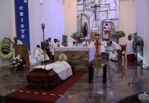 Le dan el último adiós a Monseñor Fabio Martínez