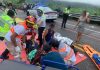 Se brinda atención tras accidente carretero en autopista Las Choapas- Ocozocoautla